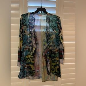 Multicolor Sheer Women's Top